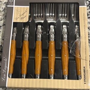 Lou Laguiole 6 Steak Forks